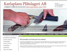Tablet Screenshot of kp-plat.se